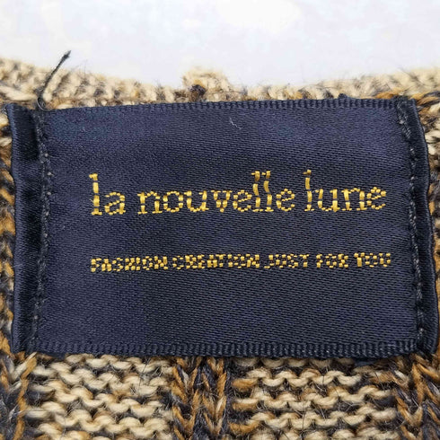 la nouvelle lune フード付き ロングカーディガン レディース