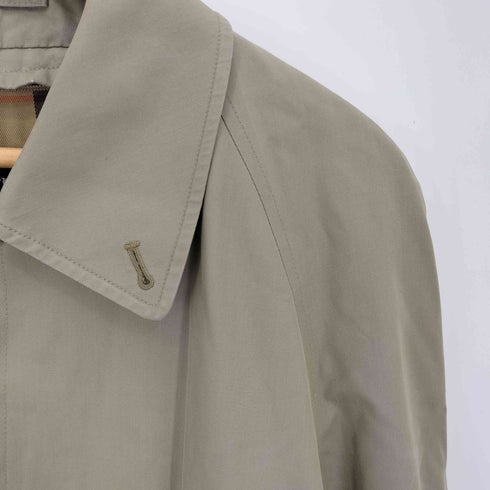 バーバリー BURBERRY 90s 英国製 SHEARFORD 裏地ノバチェック ラグラン ステンカラーコート メンズ