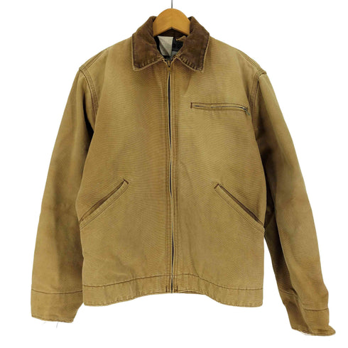 カーハート Carhartt 80-90S DETROIT JACKET 裏地 ブランケット 襟 コーデュロイ デトロイト ジャケット ワーク ジャケット ユニオンチケット レディース