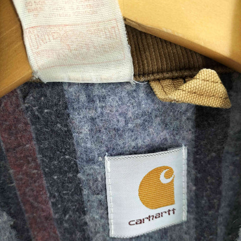 カーハート Carhartt 80-90S DETROIT JACKET 裏地 ブランケット 襟 コーデュロイ デトロイト ジャケット ワーク ジャケット ユニオンチケット レディース