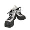 コンバースオールスター CONVERSE ALLSTAR TREKWAVE HI WHITE BLACK 厚底ハイカットス二ーカー レディース JPN:24