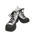 コンバースオールスター CONVERSE ALLSTAR TREKWAVE HI WHITE BLACK 厚底ハイカットス二ーカー レディース JPN:24