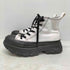 コンバースオールスター CONVERSE ALLSTAR TREKWAVE HI WHITE BLACK 厚底ハイカットス二ーカー レディース JPN:24