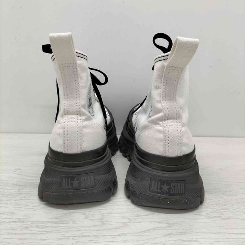 コンバースオールスター CONVERSE ALLSTAR TREKWAVE HI WHITE BLACK 厚底ハイカットス二ーカー レディース JPN:24