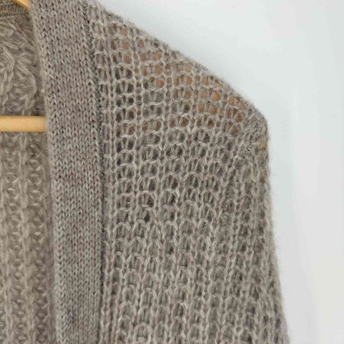 バナナリパブリック BANANA REPUBLIC heritage collection モヘア混 ナイロンウール ニットカーディガン レディース import:M