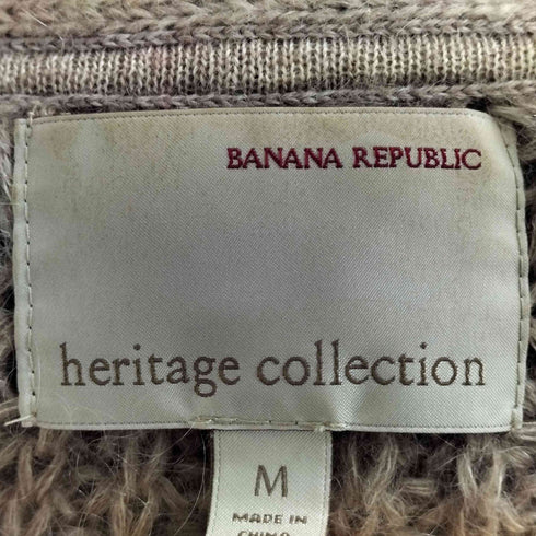 バナナリパブリック BANANA REPUBLIC heritage collection モヘア混 ナイロンウール ニットカーディガン レディース import:M