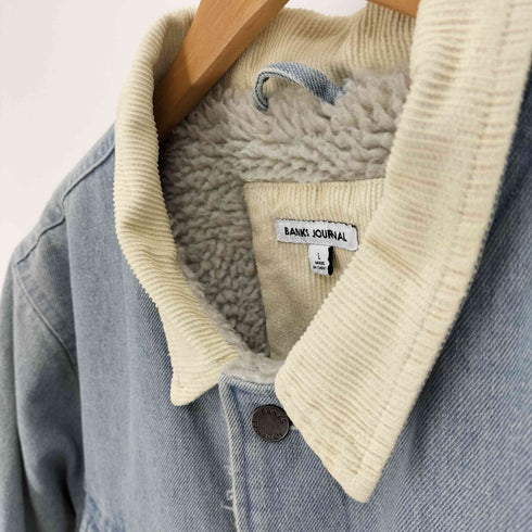 バンクスジャーナル BANKS JOURNAL MOMENTO JACKET ボア デニム ジャケット メンズ JPN:L