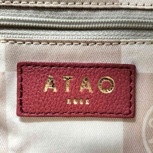 アタオ ATAO フロントプレート エナメルハンドバッグ レディース