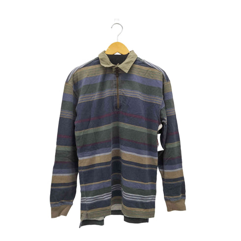 エルエルビーン L.L.Bean 70-80S マルチカラーボーダーラガーシャツ メンズ JPN:M