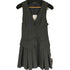 ザラ ZARA ストライプ ボックスプリーツ ベストワンピース レディース import:M