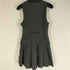 ザラ ZARA ストライプ ボックスプリーツ ベストワンピース レディース import:M