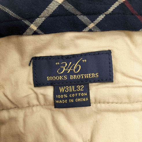 ブルックスブラザーズ 346 BROOKS BROTHERS 細畝 裏地 チェック コーデュロイ パンツ メンズ W31/L32