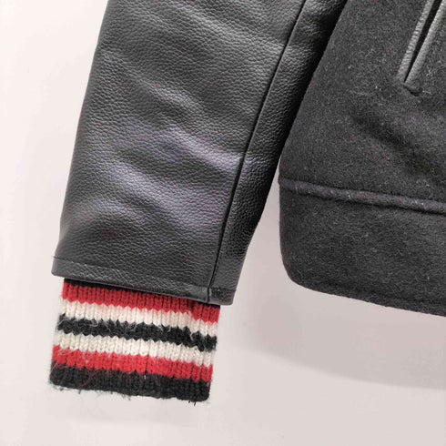 アデイインザライフユナイテッドアローズ A day in the life UNITED ARROWS アームレザーウールスタジャン メンズ JPN:M