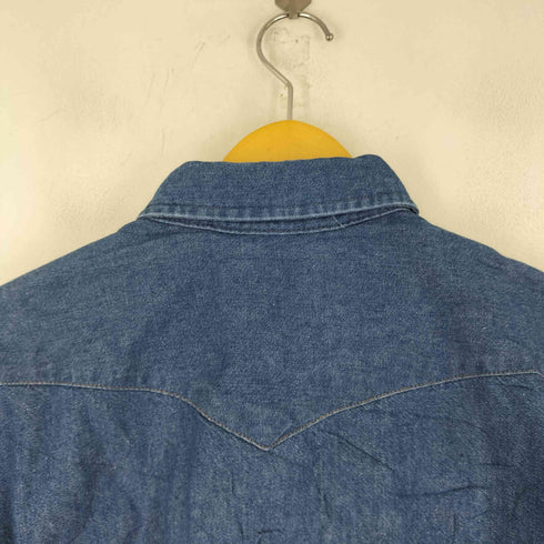 ラングラー Wrangler USA製 ウエスタンデニムシャツ メンズ 16 1/2-35