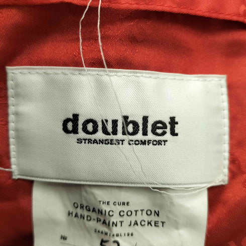 ダブレット doublet 24AW ORGANIC COTTON HAND-PAINT JACKET 52/100 メンズ JPN:M