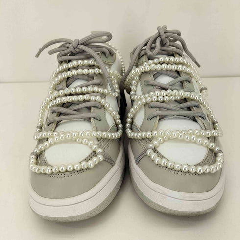 エイソス asos Daze multi lace skater trainers with faux pearls レディース UK:4