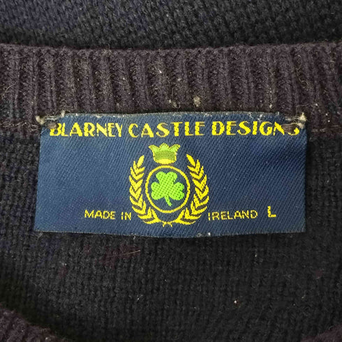 BLARNEY CASTLE DESIGNS 三つ葉のクローバー ニット メンズ JPN:L