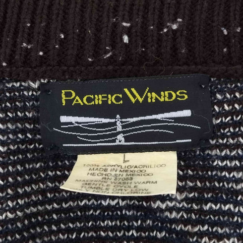 PACIFIC WINDS メキシコ製 総柄カーディガン メンズ JPN:M