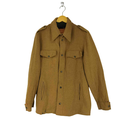 サックスフィフスアベニュー SAKS FIFTH AVENUE 80s エポレット シャツジャケット メンズ 44 LONG
