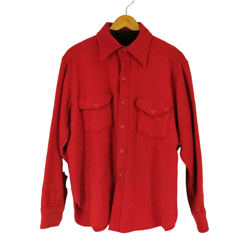 60~70s ウールナイロンシャツ メンズ JPN:XL