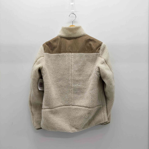 ジェイプレス J.PRESS ダブルジップ スエード切替ボアジャケット メンズ import:M