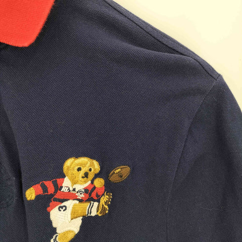 ポロラルフローレン POLO RALPH LAUREN ポロベア ラグビー ポロシャツ 星条旗 メンズ import:M