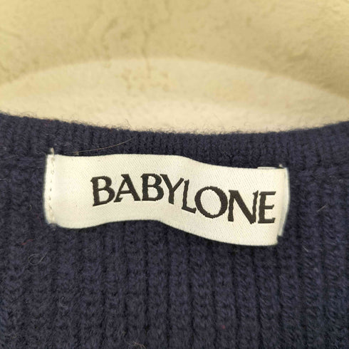バビロン BABYLONE リブ Vネック ニット レディース FREE