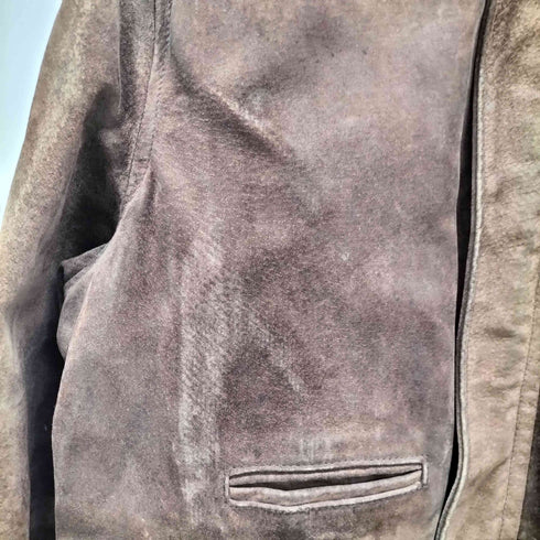ショット Schott 80S 茶タグ MADE IN USA レザーカーコート メンズ US:40
