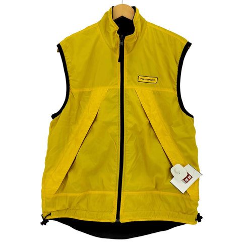 ポロスポーツラルフローレン POLO SPORT RALPH LAUREN 90s POLARTEC フリースナイロン リバーシブルベスト メンズ import:M