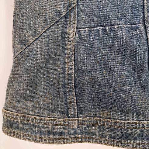 ヒステリックグラマー HYSTERIC GLAMOUR Hysterics OLD 初期 デニムパッチワーク ベスト レディース FREE