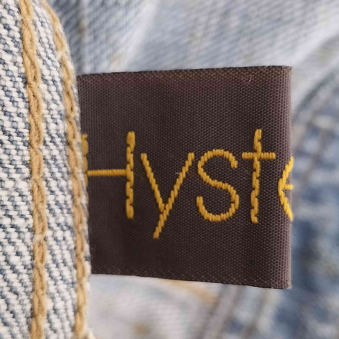 ヒステリックグラマー HYSTERIC GLAMOUR Hysterics OLD 初期 デニムパッチワーク ベスト レディース FREE