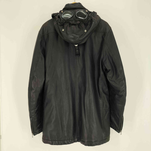 シーピーカンパニー C.P.COMPANY 04AW 30th 068/100 Lamb leather goggles jacket ラム レザー ゴーグル ジャケット Alessandro Pugetti アレッサンドロ・プンジェッティ期 メンズ EUR:54
