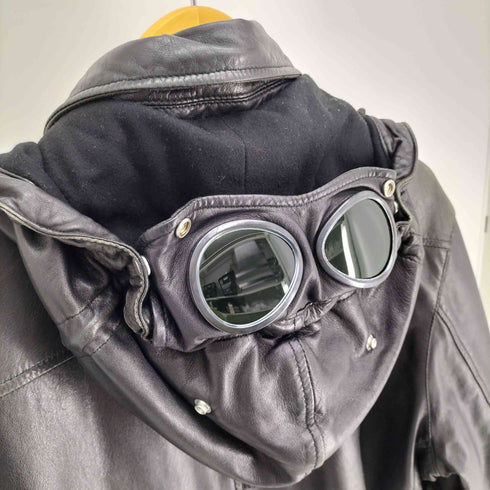シーピーカンパニー C.P.COMPANY 04AW 30th 068/100 Lamb leather goggles jacket ラム レザー ゴーグル ジャケット Alessandro Pugetti アレッサンドロ・プンジェッティ期 メンズ EUR:54