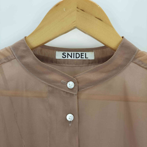 スナイデル snidel シアーブロッキングブラウス レディース FREE