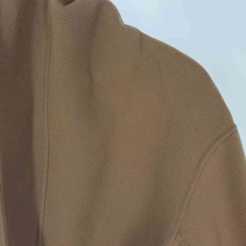 エスマックスマーラ S Max Mara SVEZIA ピュアヴァージンウール フーデッド ダブルフェイス ラップコート レディース J:38