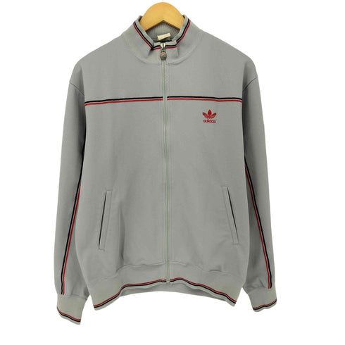 アディダスオリジナルス adidas Originals 70S~80S デサント期 WEST GERMANY 西ドイツ製 ロゴ刺繍トラックジャケット メンズ 胸囲98 身長175