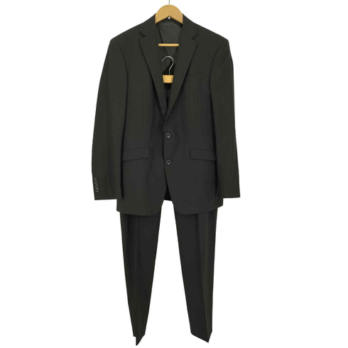 スーツセレクト SUIT SELECT SUPER TOUGH 100's 0タック 2釦シングルスーツ セットアップ メンズ AB6