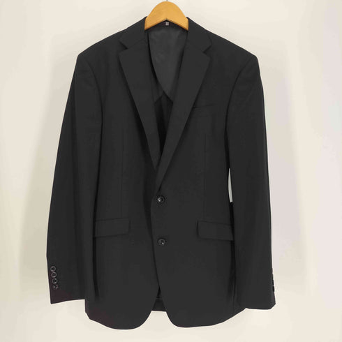 スーツセレクト SUIT SELECT SUPER TOUGH 100's 0タック 2釦シングルスーツ セットアップ メンズ AB6