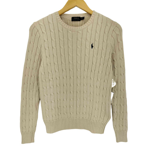 ポロラルフローレン POLO RALPH LAUREN ケーブル コットンニット レディース import:M