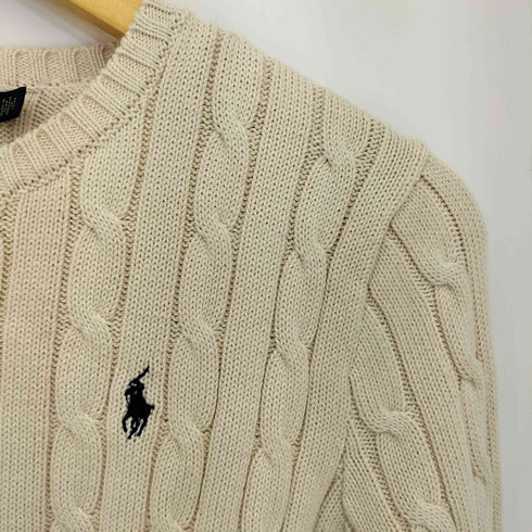 ポロラルフローレン POLO RALPH LAUREN ケーブル コットンニット レディース import:M