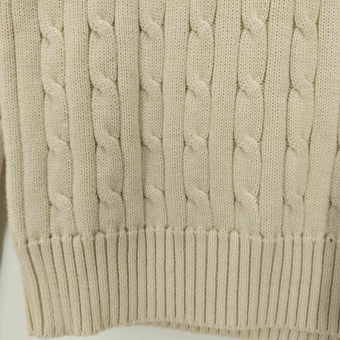 ポロラルフローレン POLO RALPH LAUREN ケーブル コットンニット レディース import:M