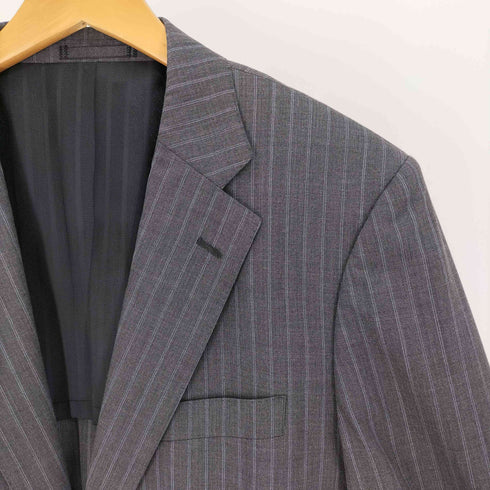 メイルアンドコー MALE & Co. 背抜き ストライプ シングル 2B テーラードジャケット メンズ A8