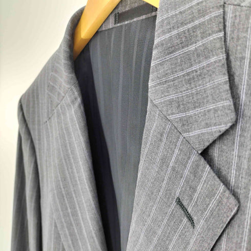 メイルアンドコー MALE & Co. 背抜き ストライプ シングル 2B テーラードジャケット メンズ A8