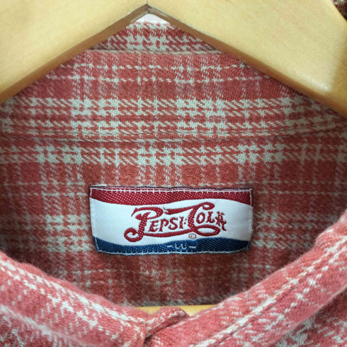 PEPSI COLA 両フラップ チェックシャツ メンズ JPN:XL