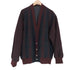 TRAFIC MENSWEAR 異素材切替 ニットカーディガン メンズ