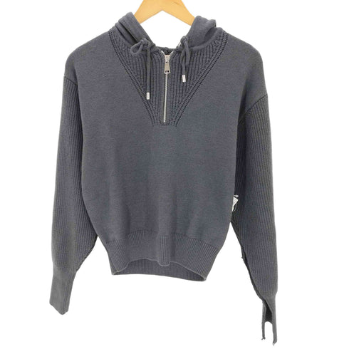 ザラ ZARA ハーフジップ ニットプルオーバー レディース JPN:L