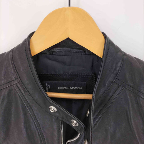 ディースクエアード DSQUARED2 牛革ライダーベスト メンズ 48