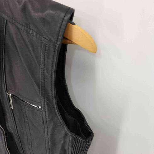 ディースクエアード DSQUARED2 牛革ライダーベスト メンズ 48