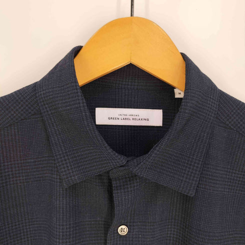 ユナイテッドアローズグリーンレーベルリラクシング UNITED ARROWS green label relaxing A+ TW PU サッカー リラックス シャツ メンズ JPN:M