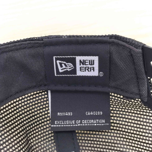 ニューエラ NEW ERA チームロゴ刺繍 メッシュ スナップバック キャップ メンズ